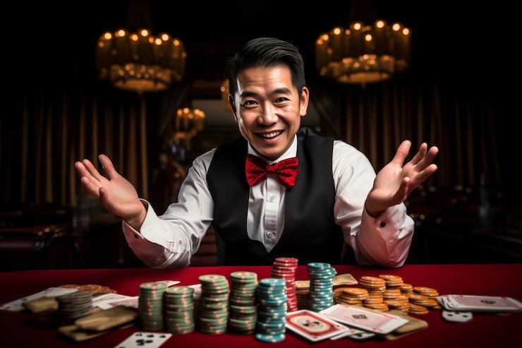 Layar permainan Auto Roulette bekasibet menampilkan meja roulette dengan feed video langsung dan panel taruhan